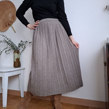 Maxi knit skirt