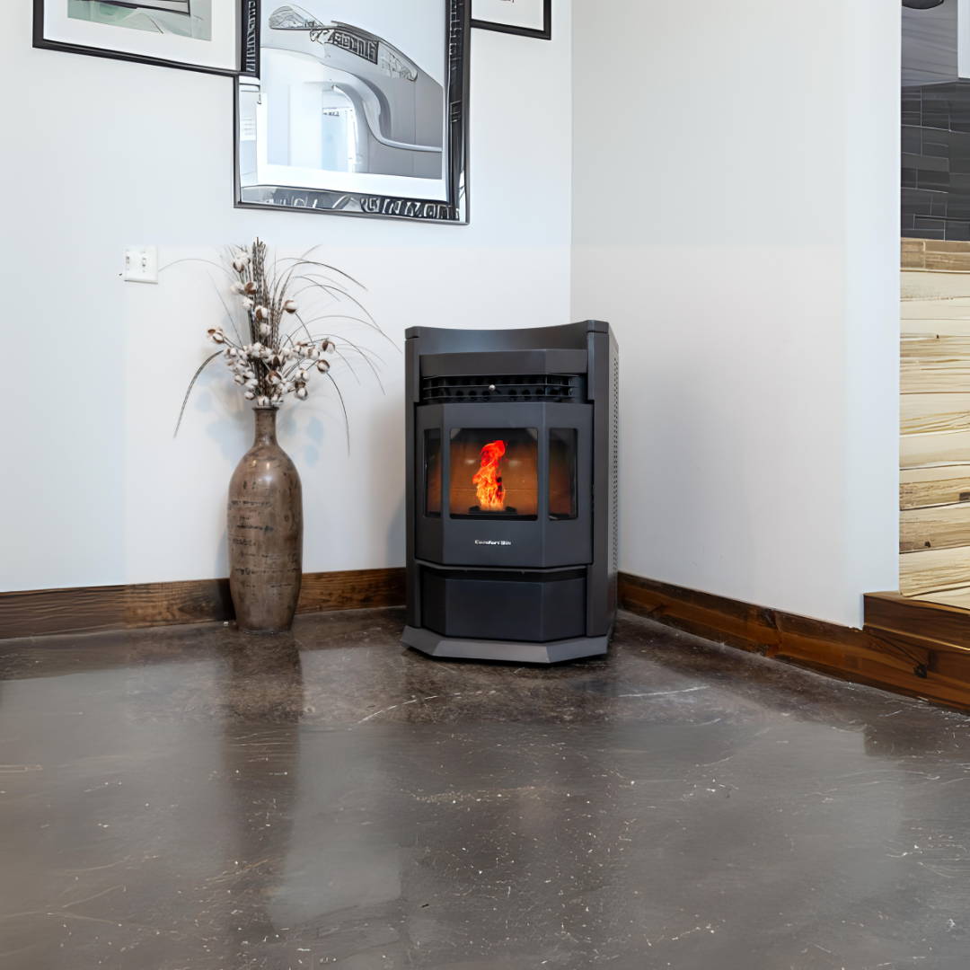Comfortbilt Pellet Stoves HP22N Corner Lifestyle Image