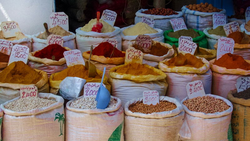 Spice market, Morocco 