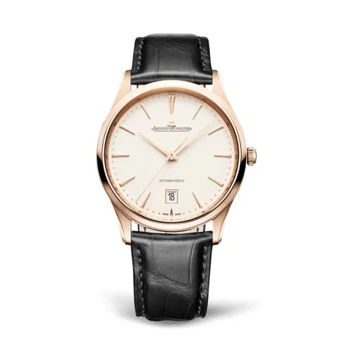 Master Ultra Thin Date Pink Gold / Eggshell / Alligator
