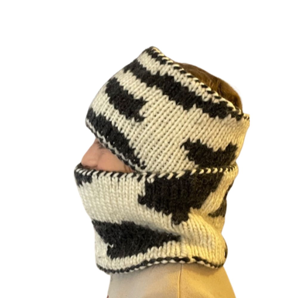 Cow Chic Headband & Cowl