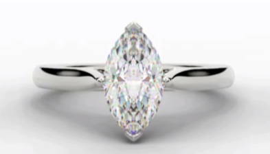 Marquise lab diamond ring - Pobjoy DIamonds