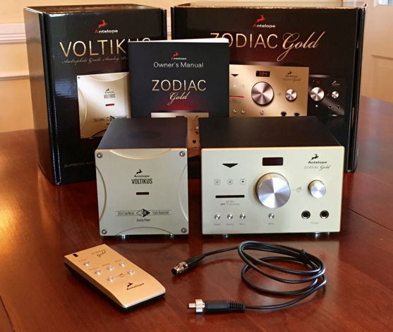 Antelope Audio Zodiac Gold 384 kHz DAC + Voltikus Power...