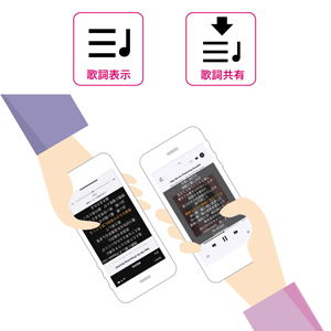 歌詞表示＆歌詞共有