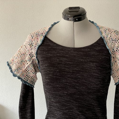 Crocheted bolero vest Rianne