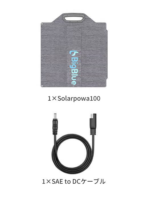BigBlue SP100 ソーラーパネル 100W – Bigblue.jp