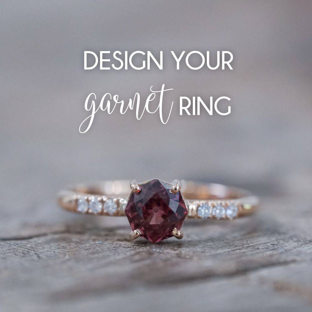 Custom Garnet Ring