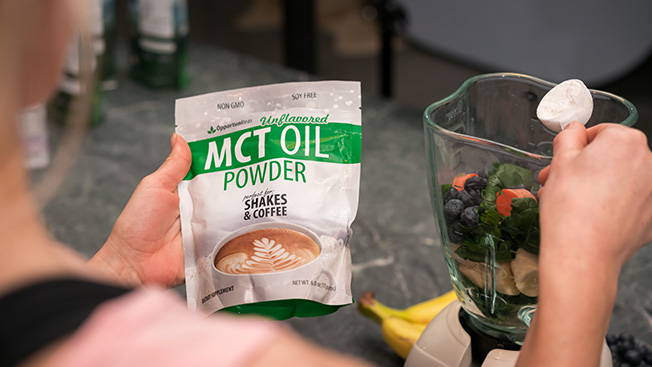 mct oil powder is great for keto diet