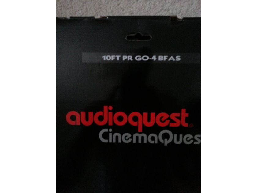 AudioQuest GO-4 10 ft pair Speaker Cables
