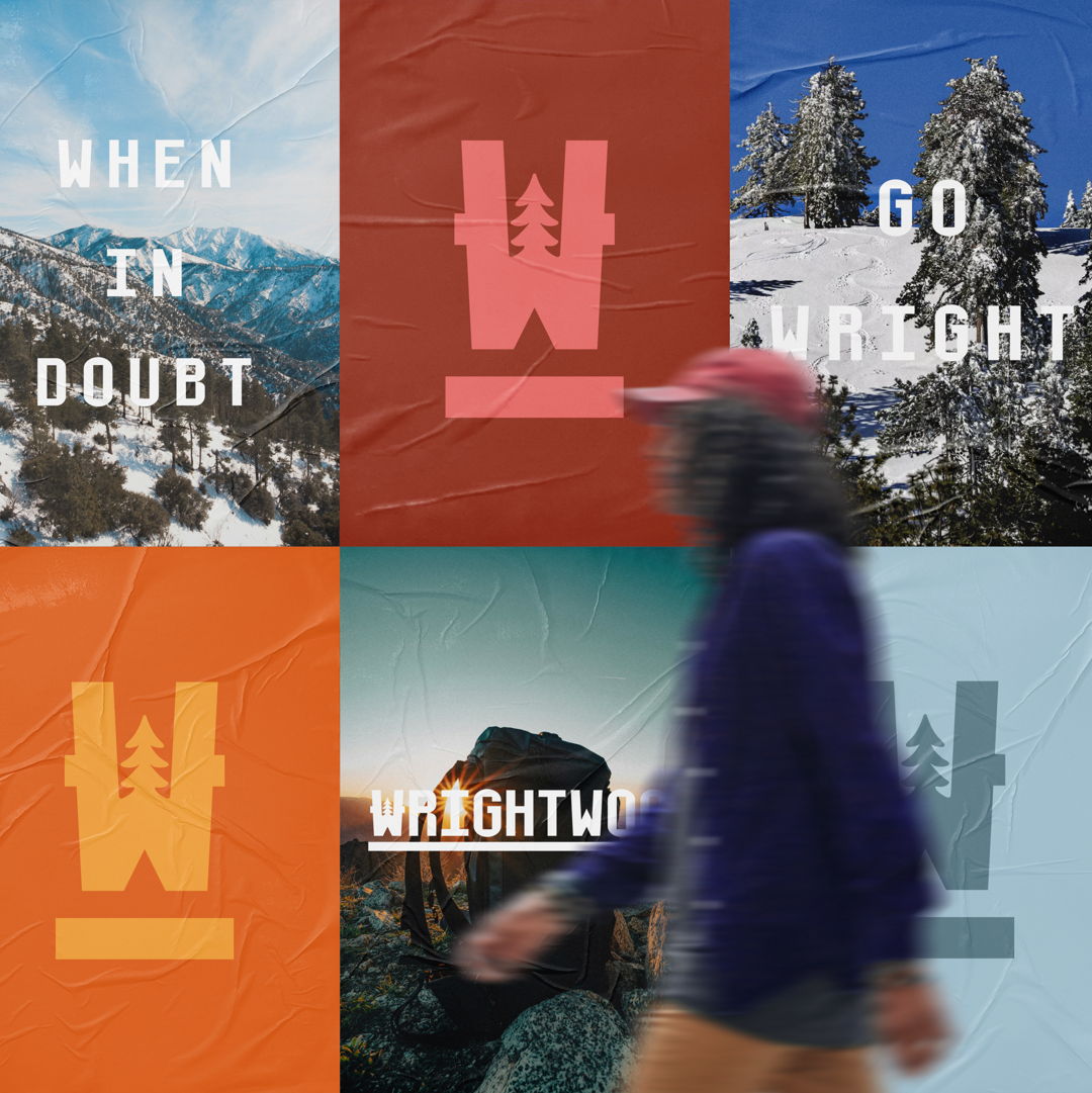 Image of Wrightwood Visual Identity (Thesis Case Study)