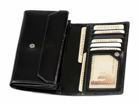 Portemonnaie-Damen-Leder-Geldbörse-Paolia