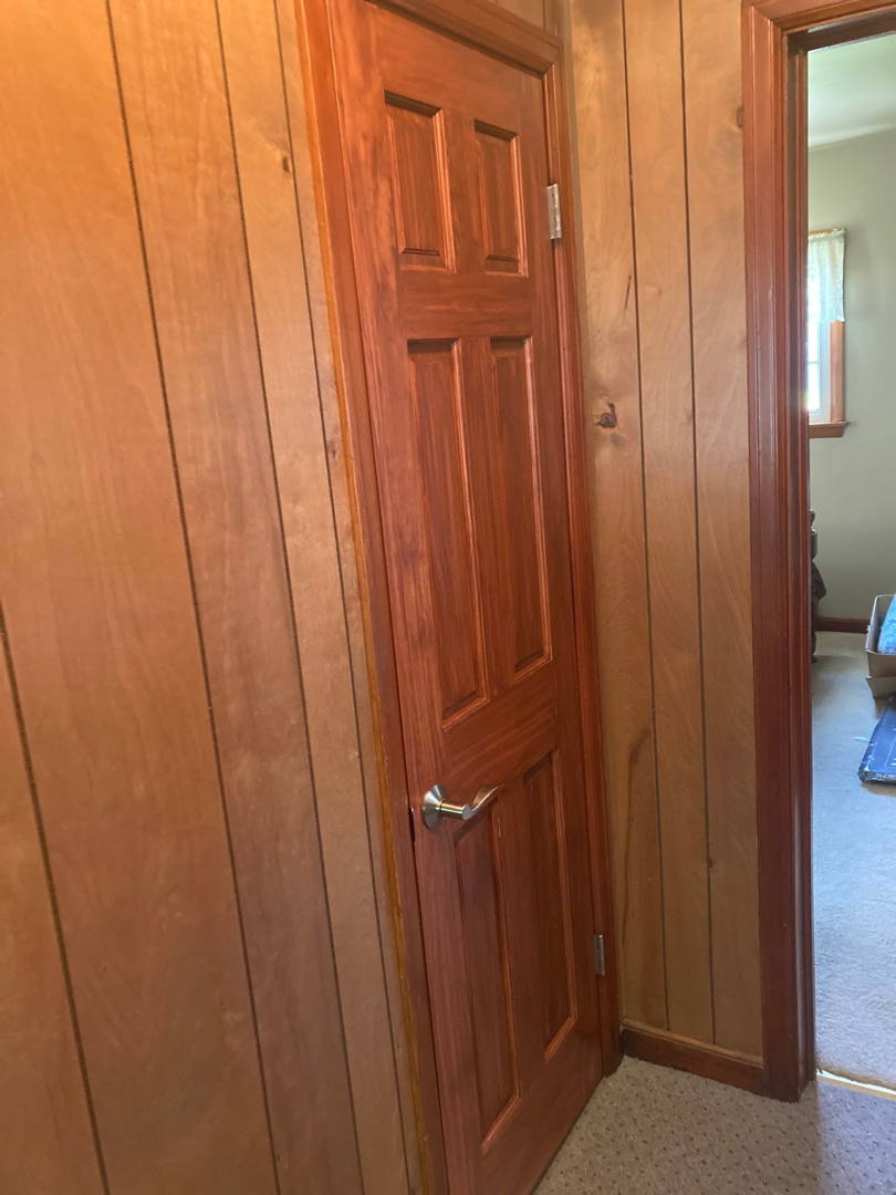 Installed interior door