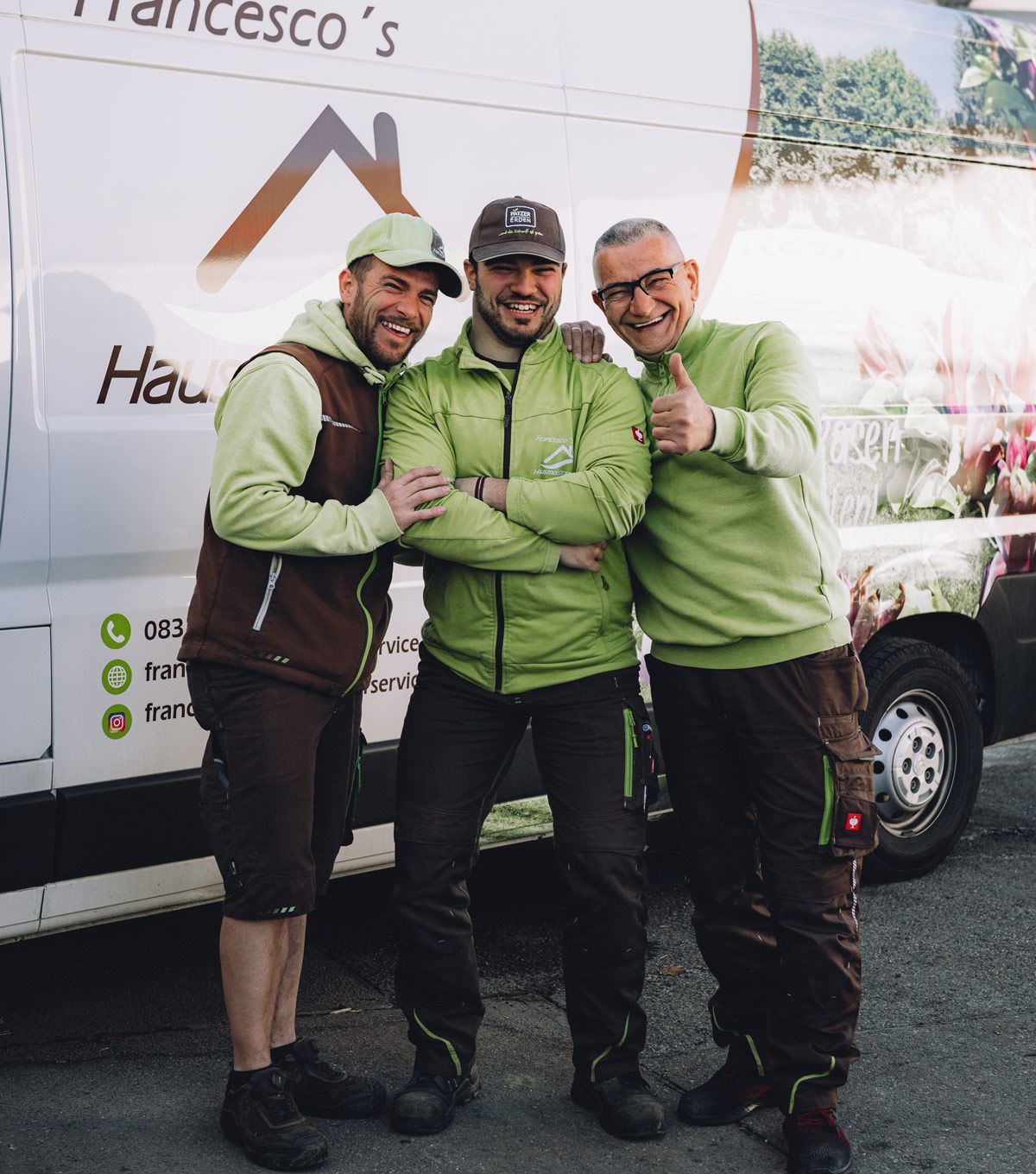 Team von Francesco's Hausmeisterservice im Allgäu