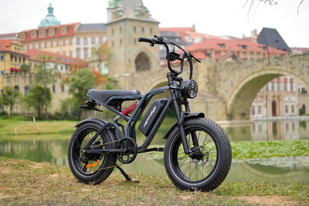 electric bicycle for heavy riders Lectric XPress2 Commuter eBike in Tempest Grey bike experience with the Ariel Rider Kepler Electric Bikes for Tall and