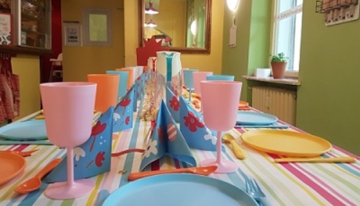 kinder kochschule geburtstags tisch