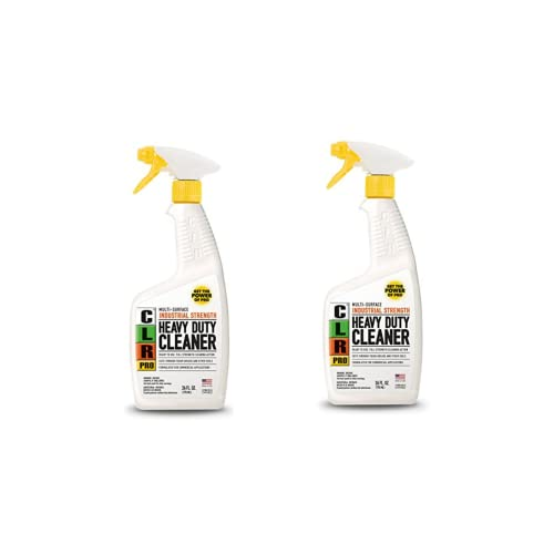 CLR PRO MultiSurface Industrial Strength Heavy Duty Cleaner vs CleanX Eliminate Shower Tub
