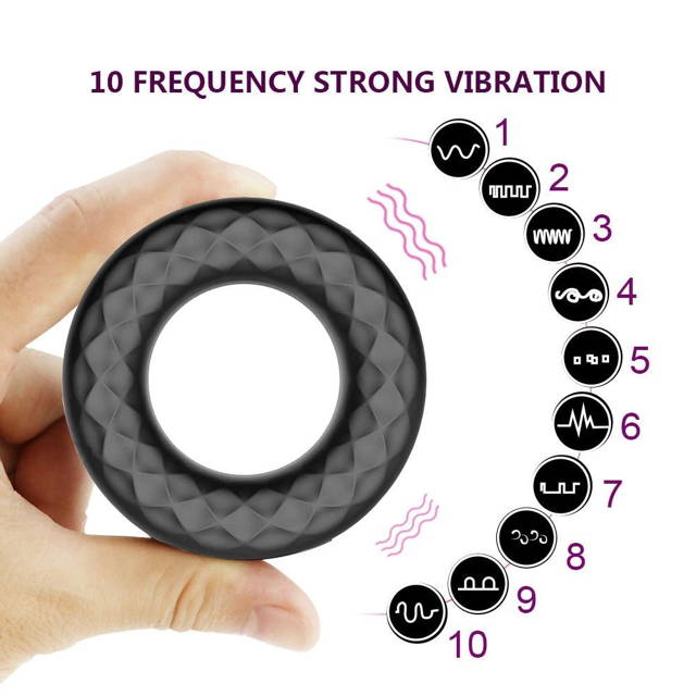Vibrating cock ring for Hands free orgasm