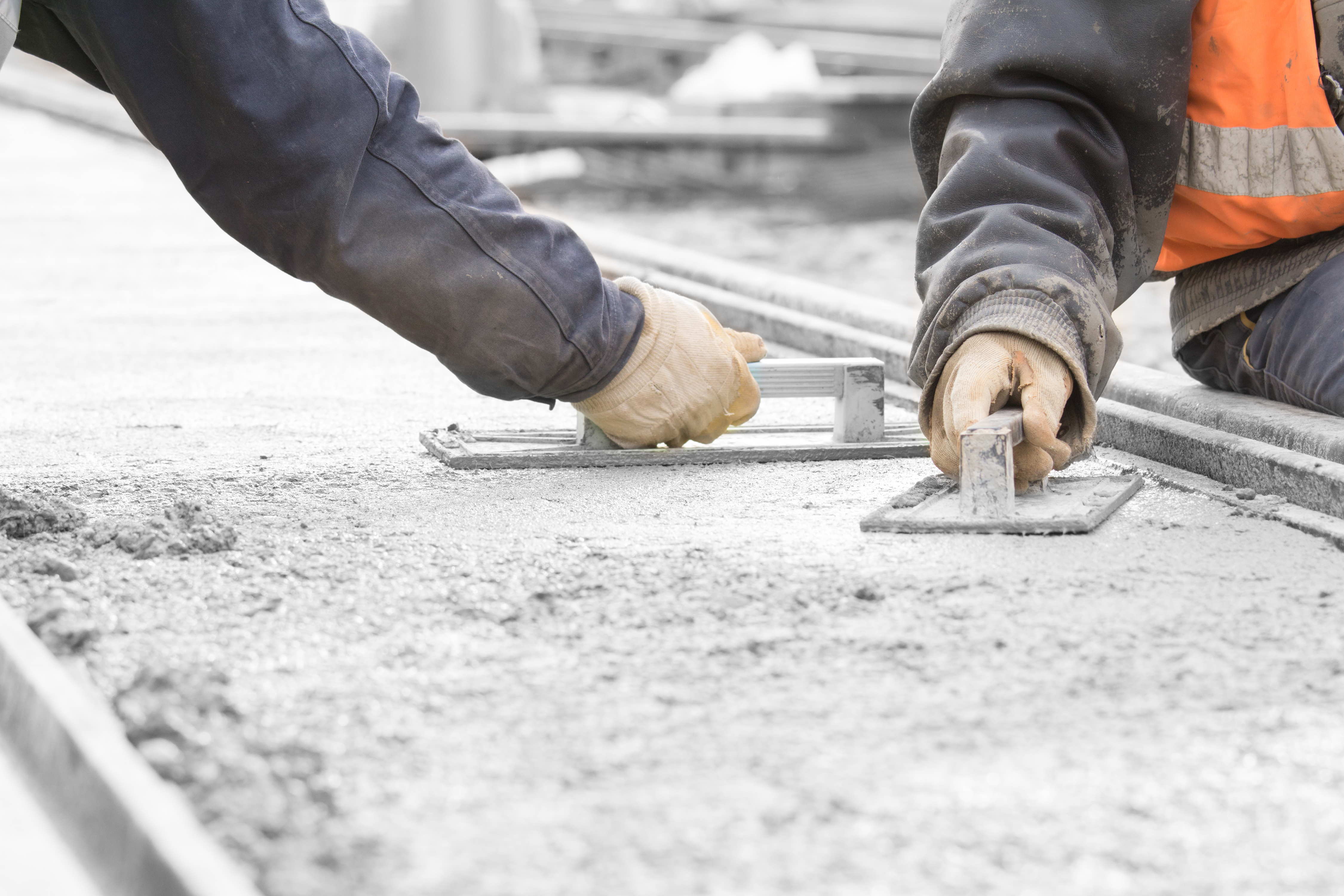 Mixing Concrete by Hand