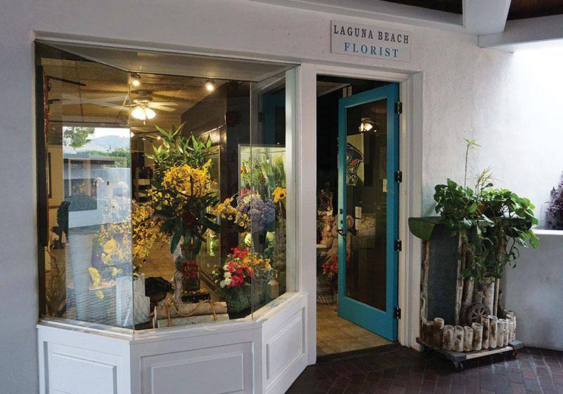 Picture of Laguna Beach Florist exterior, entrance and display window