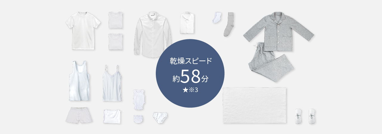 約2kgの洗濯物