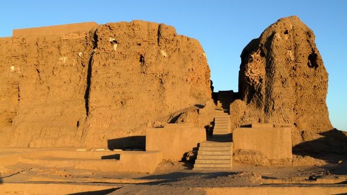 The Deffufa Castle of Kerma in the Sudan
