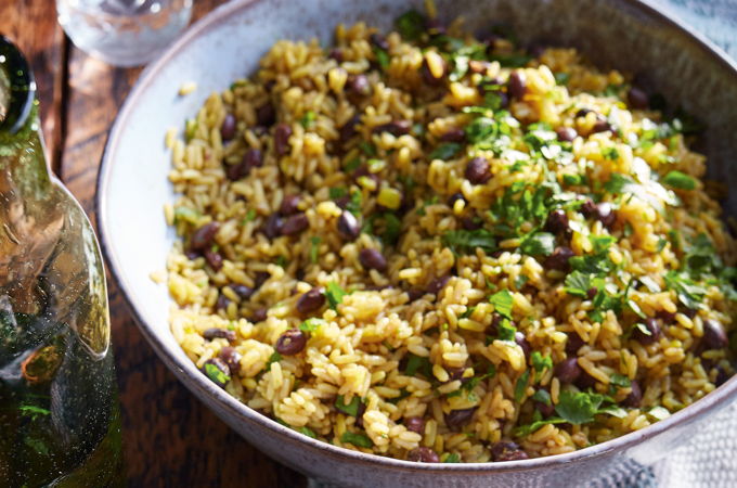 Riz aux haricots noirs