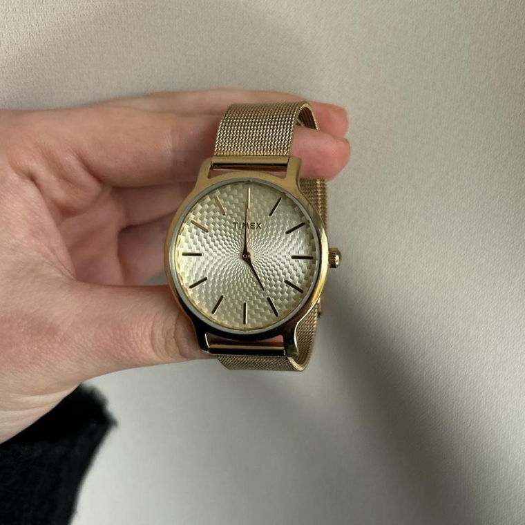 Timex gold watch