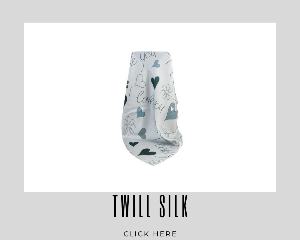 Twill Silk Custom Scarf/Scarves