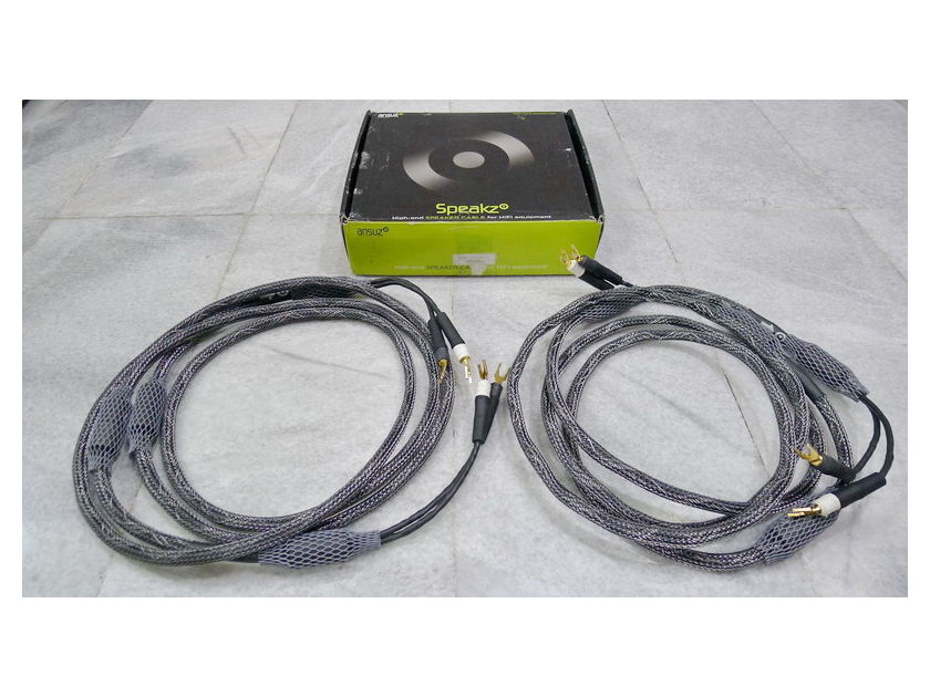 Ansuz Acoustics Speakz Diamond 4m pair speaker cable Free shipping worldwide !