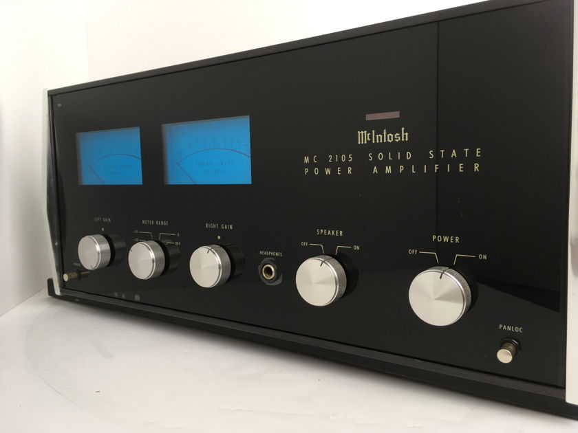 McIntosh MC-2105 105W Amplifier, Gorgeous Classic