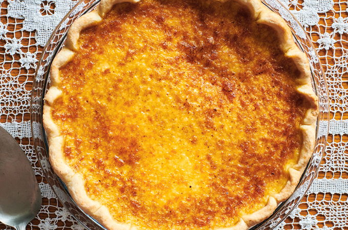 Egg Custard and Nutmeg Tart