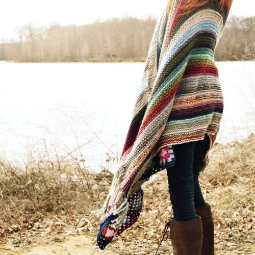 Wayfarer Ruana – Fibra de Moral