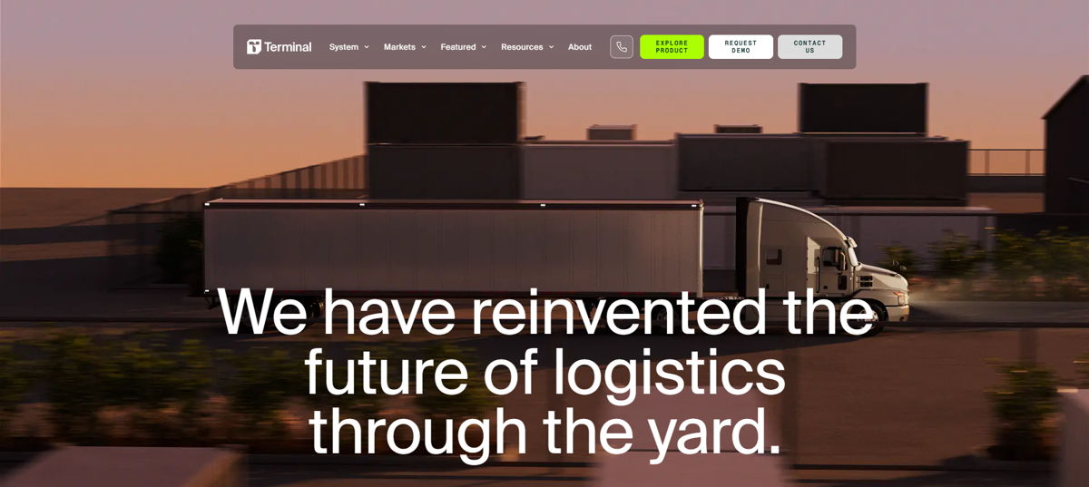 Screenshot of Terminal Industries, from the cool websites collection.