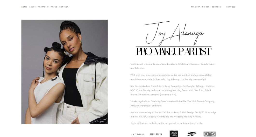 Makeup Artist Websites