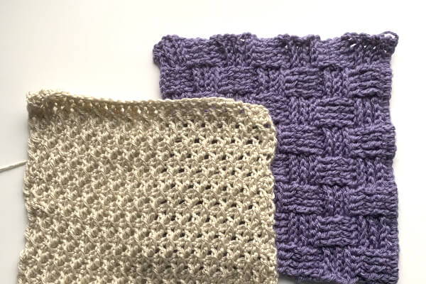 Front Post Double Crochet swatches
