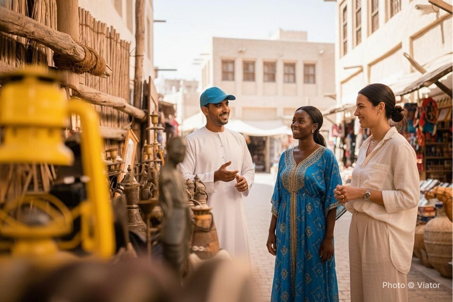 Dubai: Old Town, Souks, Street Food, Guided Tour & Abra Ride - photo 1