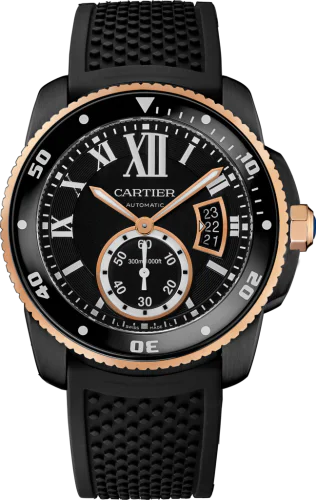 Calibre de Cartier Diver Carbon / Pink Gold
