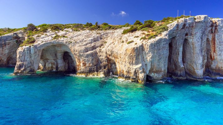 Legend has it that the Blue Caves, Greece, were once believed to be the home of the sea nymphs, adding to the mystical aura of the place