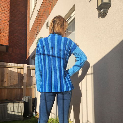 Brighten your day sweater - crochet pattern