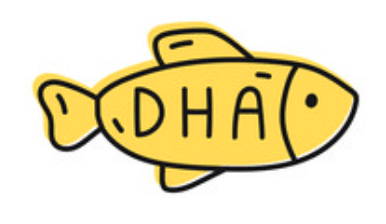 DHA EPA omega 3 fish oil content icon yellow