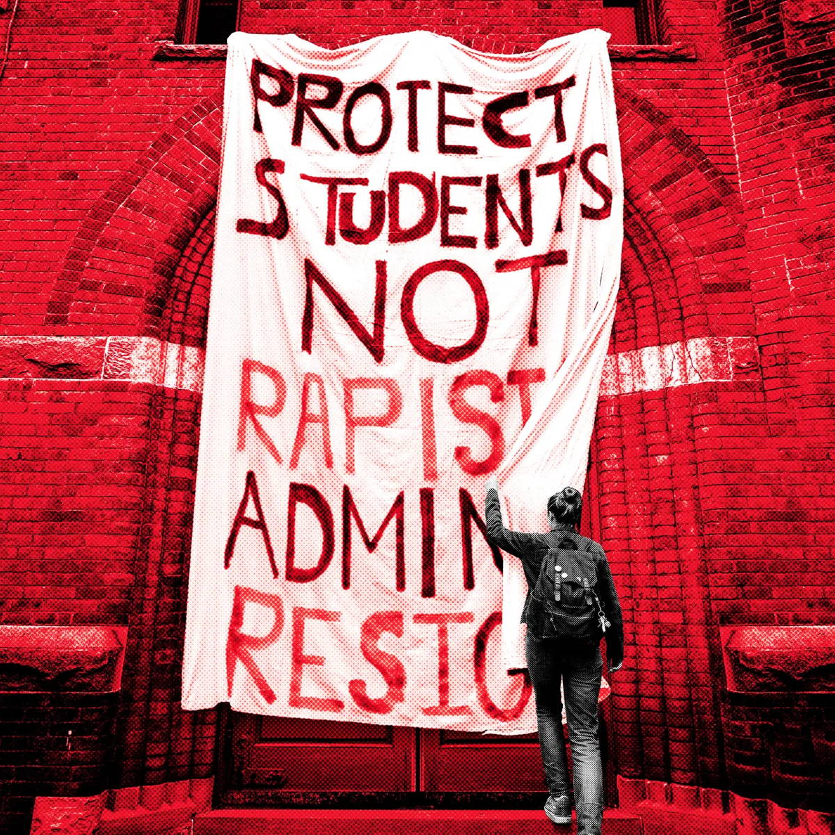 Image may contain: Banner, Text, Adult, Person, Clothing, Footwear, Shoe, Jeans, and Pants