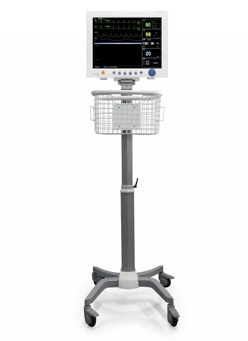 Supporto mobile per monitor paziente