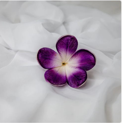 Purple Haze Frangipani Flowerhead (6 Pack) - Realistic Artificial Flowers - Image 2