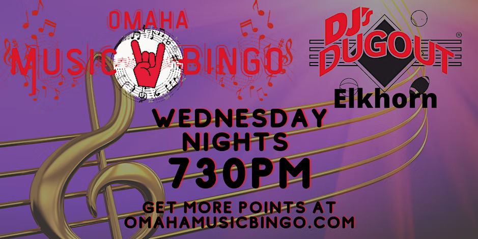 Music Bingo Djs Dugout in Elkhorn promotional image