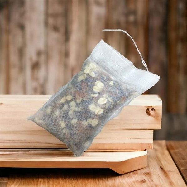 Himalayan Bath Salts Infused with Lavender & Chamomile Essential Oils - Tea Bag