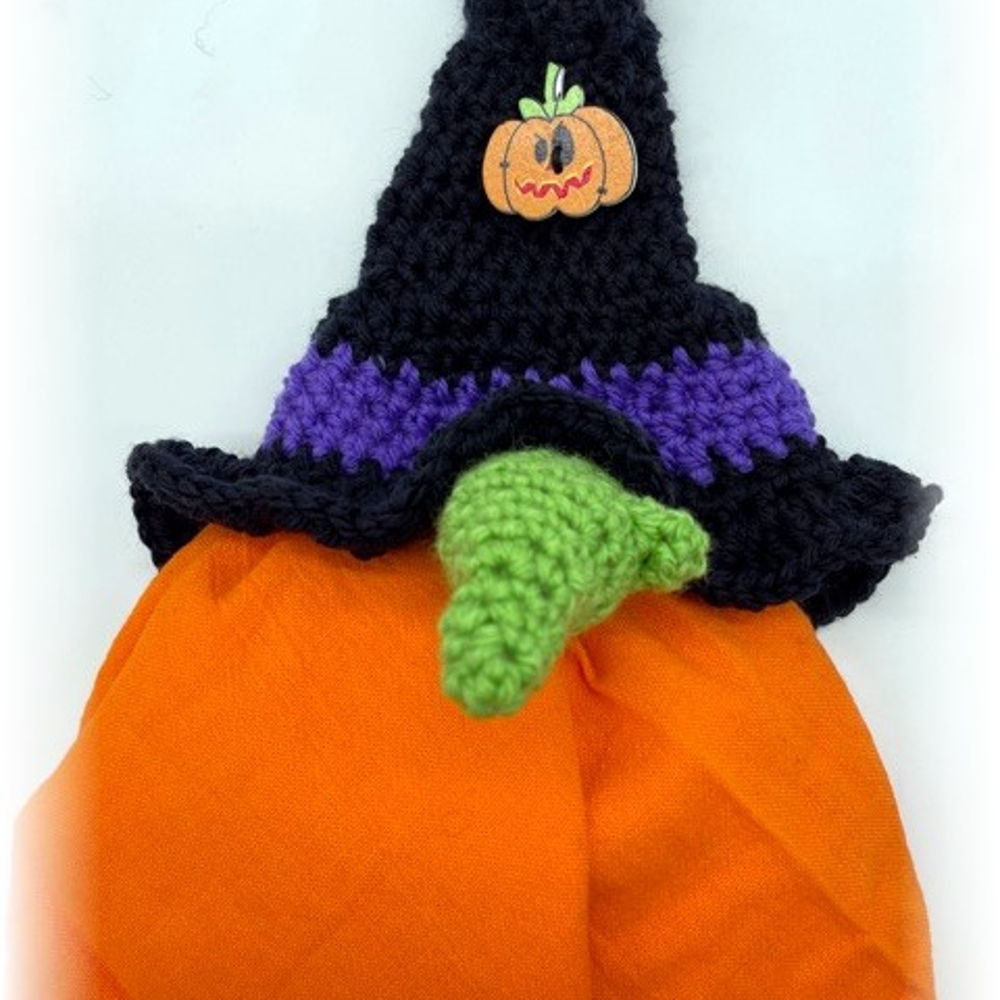 Witch Towel Topper Crochet Pattern