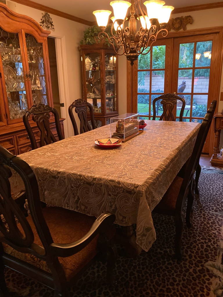 paisley lace tablecloth