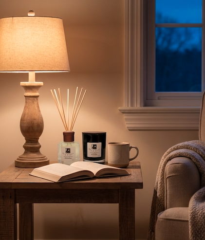 Soy Candle & Reed Diffuser Combo - Cherry Blossom