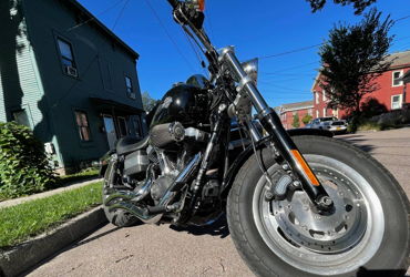 2012 HARLEY-DAVIDSON FXDF DYNA FAT BOB (BLACK) motorcycle for rent near Tucson, AZ