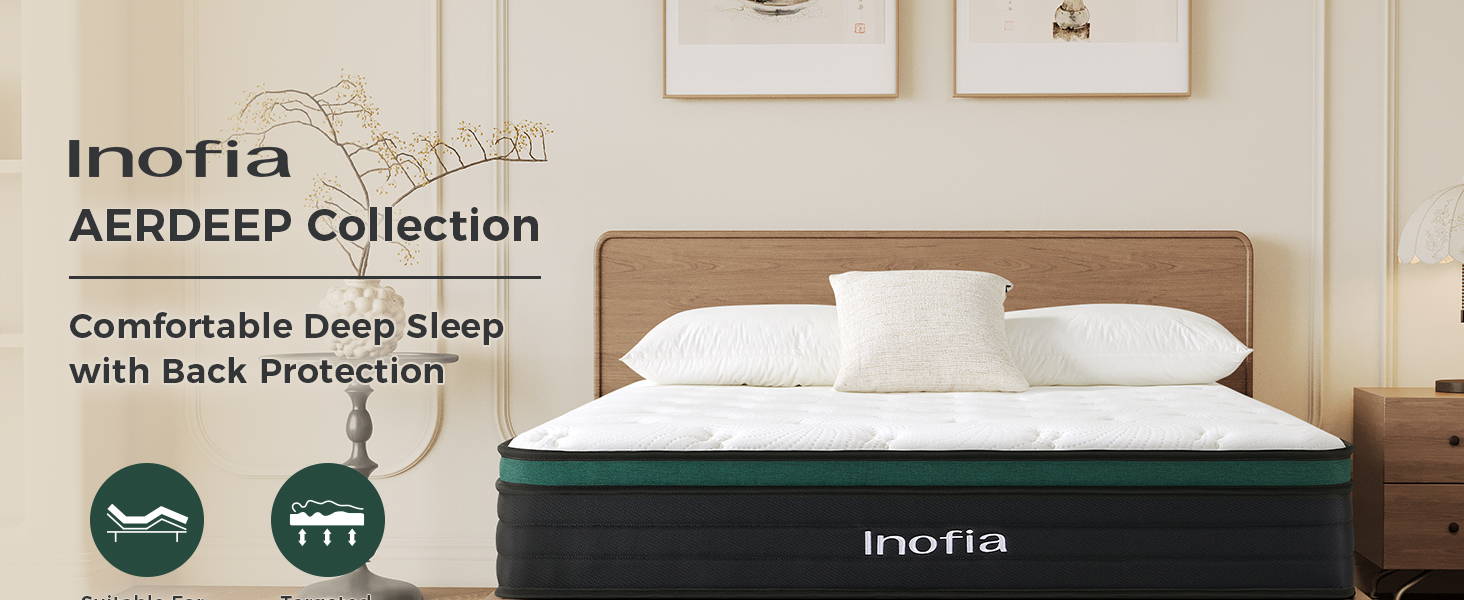 Inofia 3FT Single Mattress,12 Inch CloudLux Memory Foam Mattress with Pocket Sprung,Medium Firm with Tencel Fabric,Fire Resistant Barrier,Pressure Relieving,OEKO-TEX Certified Single(90×190×30cm)
